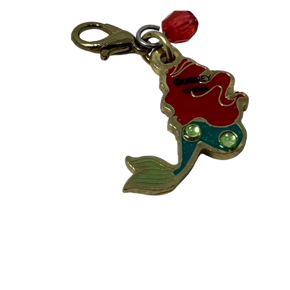 Little‎ Mermaid Ariel Charm Silver Tone Enamel